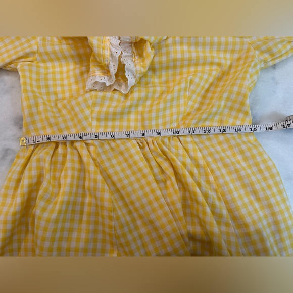 Handmade Prairie cottage-core Gingham Dress - Picture 8 of 16